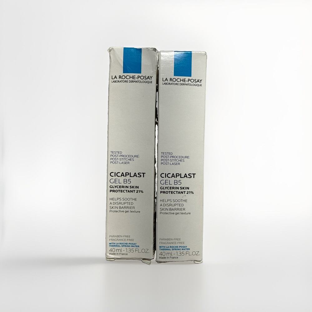 2 X La Roche Posay Cicaplast Gel B5 Glycerin Skin Protectant 21% ~ 1.35 oz 06/28